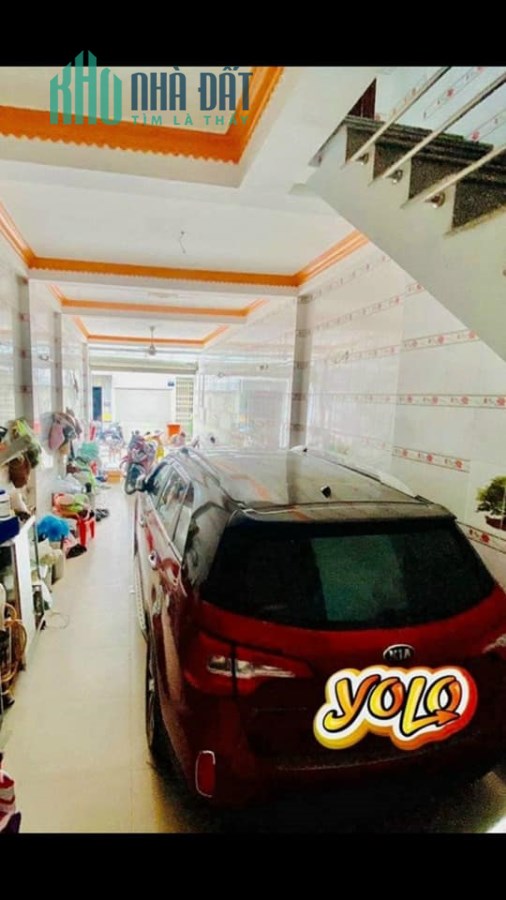 Đường Nguyễn Sơn, Quận Tân Phú, 4 tầng, hẻm xe hơi, 56m2, 6.6 tỷ, 0763801388.