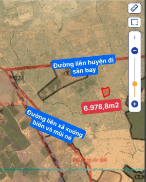 6979m2 đất xã Bình Tân, gần Safari Rạng Đông và sân bay Phan Thiết giá 837 triệu