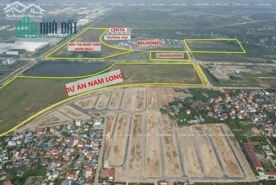Bán lô xẻ khe biệt thự 180m2 TĐC Bắc Sông Cấm, Dương Quan,Thủy Nguyên, Hải Phòng