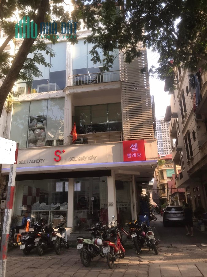 Nhà lô góc Hoàng Quốc Việt, Cầu Giấy,kinh doanh, gara oto, 45m2, 7 tầng, mặt tiền5.4m