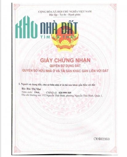 Hot Hot Chính Chủ Bán Nhà Hẻm Xe Tải  Trần Quang Diệu, Quận 3 - DT: 8.2x18m - 3 lầu Giá 33.5 tỷ