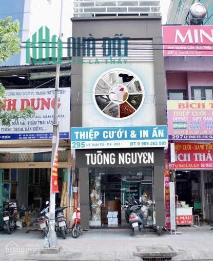 Cần  bán nhà  tại 295 Lý Thái Tổ, P9, Q10 (phía đối diện BV Nhi Đồng) chỉ 25 tỷ TL