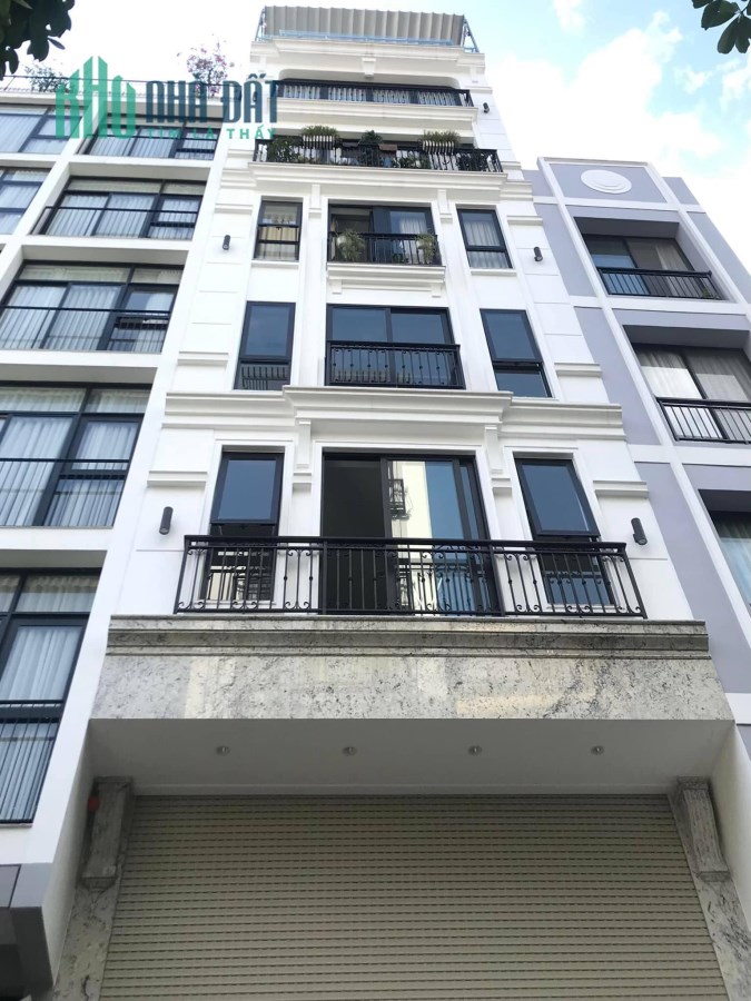 Nhà Đỗ Quang, Cầu Giấy, Gara oto, thang máy 47m2, 7 tầng, mặt tiền 4.4m