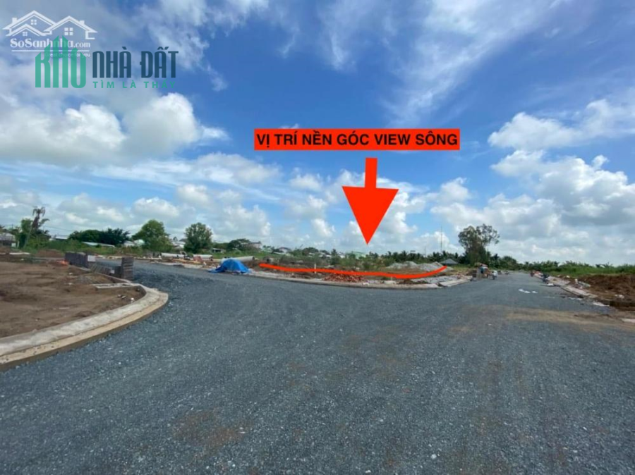 Bán nền gốc giá rẻ sốc 93,5m2 view sông, vị trí trung tâm dự án, liền kề chợ Núi Sập