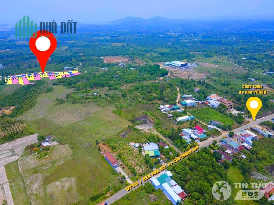 Bán 6 lô đất tại Định Quán Đồng Nai, SHR, chỉ 1.1 tỷ 1 lô. LH:0877234346