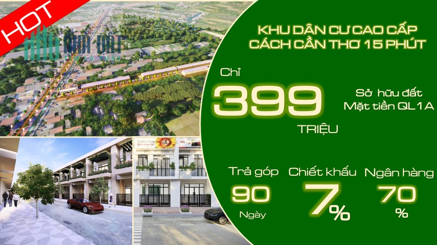 DỰ ÁN LONG THẠNH MẶT TIỀN QUỐC LỘ 1A + Đất nền: Chỉ với 400 triệu