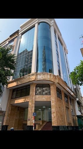 Bán tòa nhà VP Loại A 9 tầng mặt phố Hoàng Ngân_Nguyễn Thị Định. DT230m2, MT16m, Giá 135 tỷ