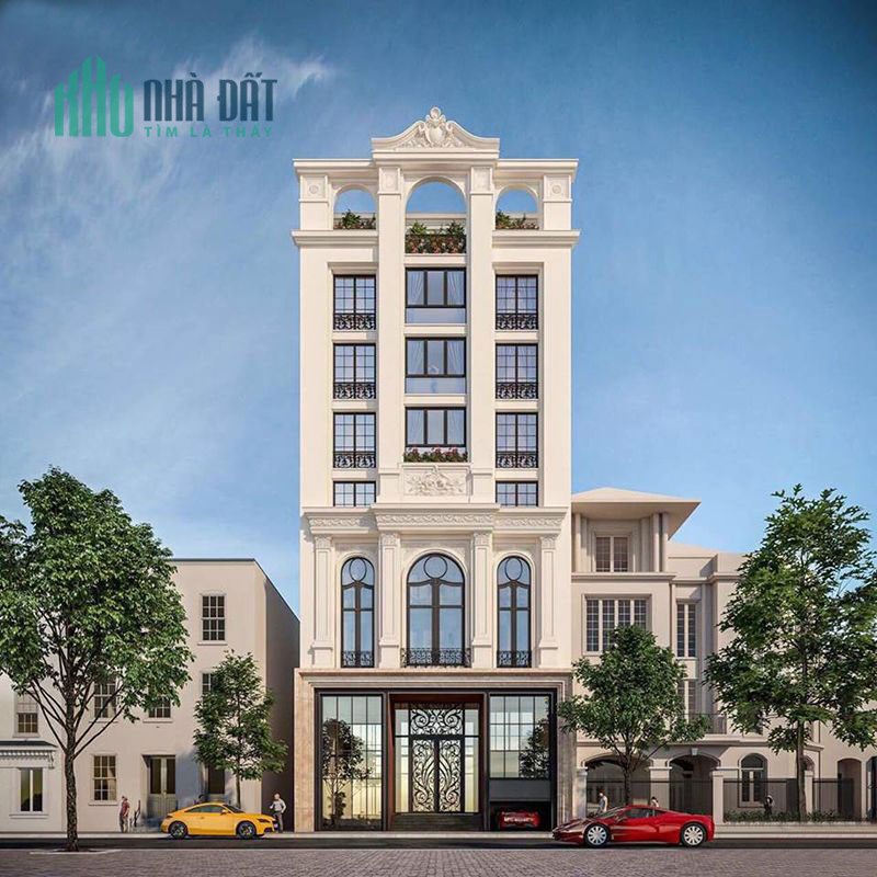 Bán toà VĂN PHÒNG phố Lạc Long Quân, 168m2 x 10T. MT 10m. 53 tỷ, cho thuê 160tr, ô tô.