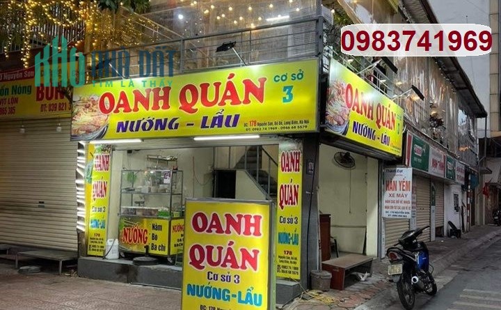 Cần sang nhượng quán lẩu nướng 178 Nguyễn Sơn, Bồ Đề, Long Biên, 0983741969