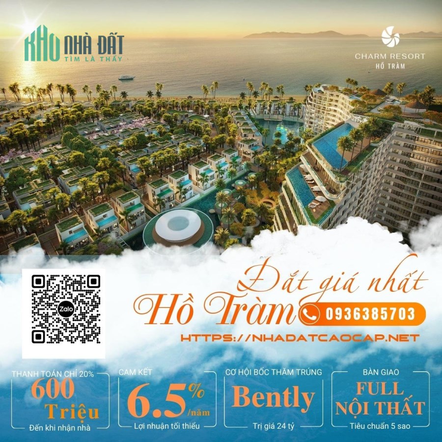 600TR SỞ HỮU CĂN HỘ BIỂN 5 SAO - CAM KẾT LÃI SUẤT TỐI THIỂU 16,5TR/ THÁNG