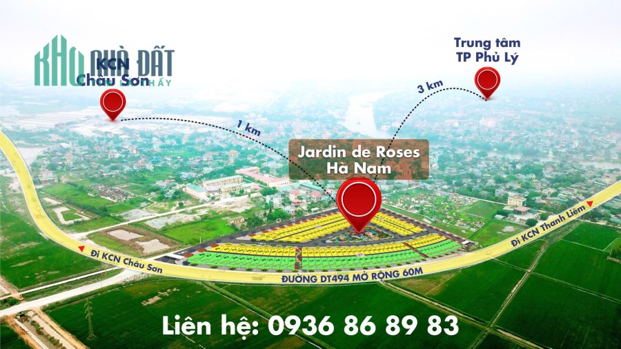 Dự án Jardin De Roses - Đất Nền Hà Nam mở bán đợt 1 giá siêu rẻ, tiến độ thanh toán linh hoạt