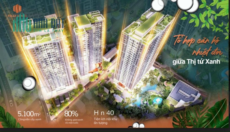 Chính chủ bán căn 2PN tòa Fantasy dự án Feliz Homes Hoàng Mai Hà Nội, giá 3ty1