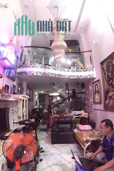 NHÀ ĐẸP NHƯ LÂU ĐÀI, 6 TẦNG, HẺM XE HƠI THÔNG,KHU CHỢ TÂN BÌNH PHÚ HỢP KINH DOANH