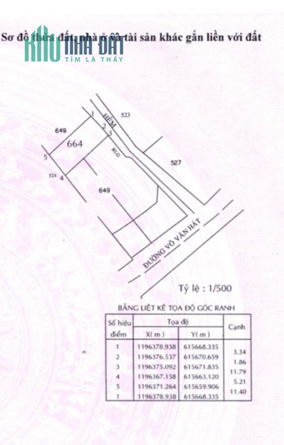 Lô đất hẻm 343 võ văn hát long trường diện tích 61m , dân cư hiện hữu