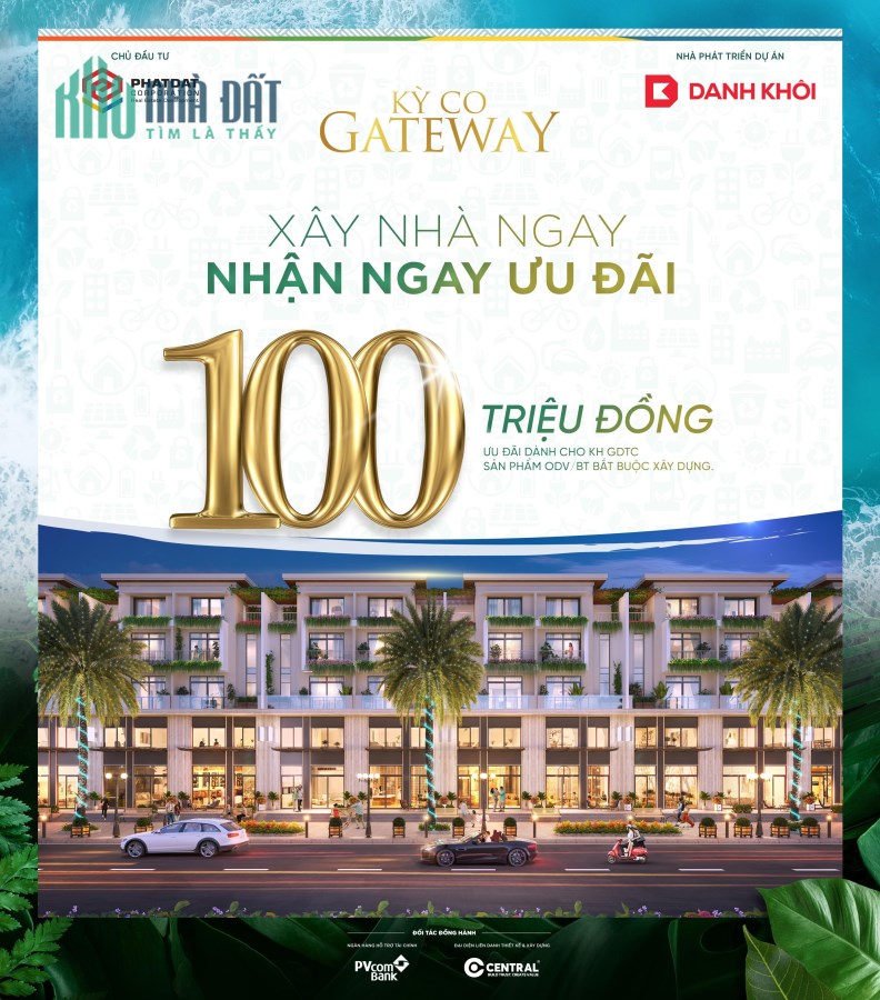 BÁN ĐẤT NỀN DỰ ÁN VEN BIỂN NHƠN HỘI - QUY NHƠN - THANH TOÁN 5% - SỞ HỮU LÂU DÀI