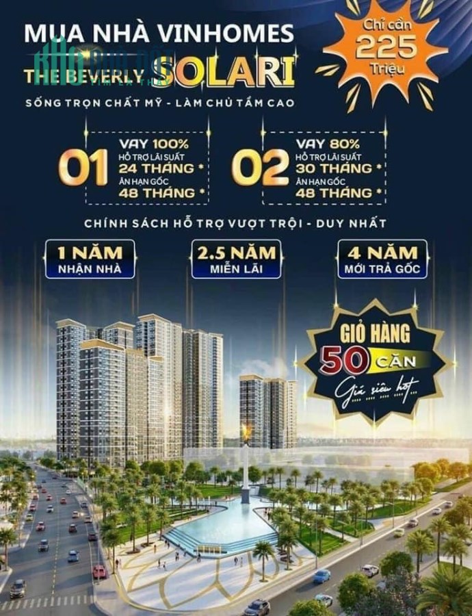 MUA CĂN HỘ NHẬN TẶNG VOUCHER VINFAST 200 TRIỆU. T. TOÁN 20% SỞ HỮU SOLARI QUẬN 9