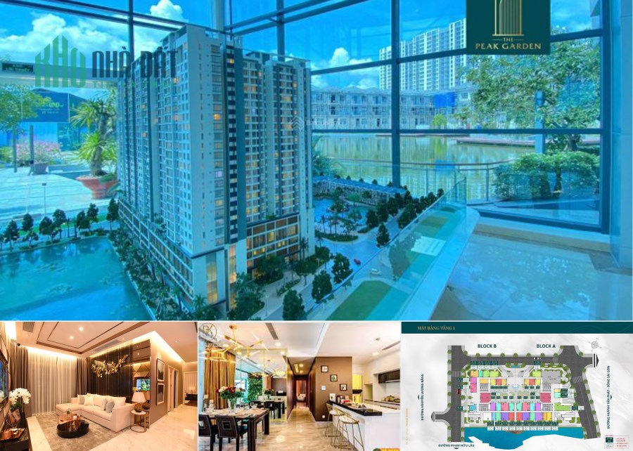 The Peak Garden căn 2PN 3.3 tỷ, 3PN 4.9 tỷ, office 1.7 tỷ, chiết khấu 5,5%, Nhận ngay 5 chỉ vàng