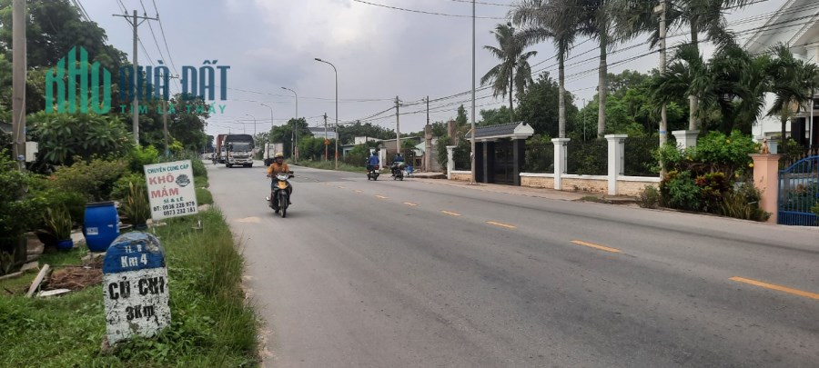 CỦ CHI, 2 MẶT TIỀN TỈNH LỘ 8, LÔ ĐẤT 19x100m 1875m2 TMD, CHỈ 16.8 TỶ