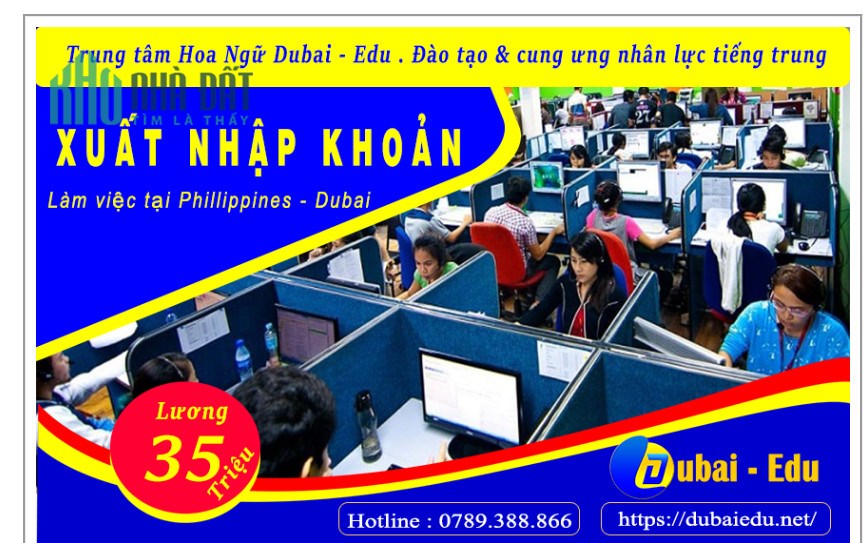TUYỂN DỤNG NHÂN VIÊN XUẤT NHẬP KHOẢN
