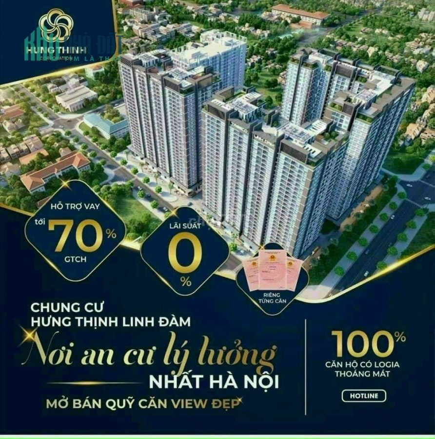 CHỈ CẦN 960TR SỞ HỮU CĂN HỘ 2PN TÒA N02- N04 DỰ ÁN HANOI MELODY RESIDENCES BÁN ĐẢO LINH ĐÀM