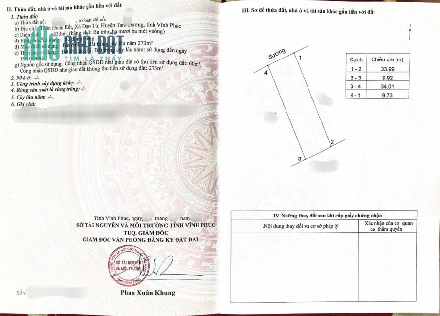 💟💟Bán gấp đất mặt đường 310 Đạo Tú, Tam Dương chỉ 5,1 tỷ.Liên hệ: 0986.454.393-0986.797.222