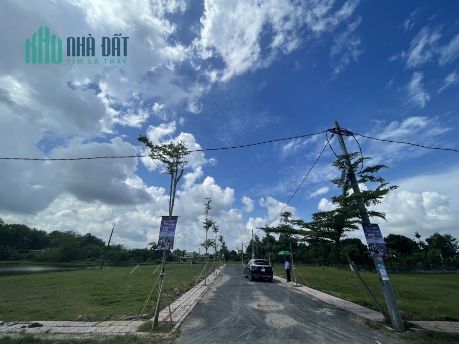 ĐẤT NỀN VỊ TRÍ ĐẸP KHU TÂY - MẶT TIỀN ĐƯỜNG LỚN 823D - ĐỨC HÒA - LONG AN