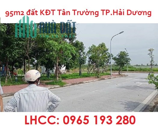 Bán gấp lô đất trong KĐT Tân Trường gần TT Ghẽ TP.Hải Dương, hơn 2 tỷ; 0965193280
