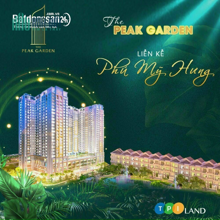 dự án căn hộ đánh dấu sự hợp tác phát triển giữa Hưng Lộc Phát và Đất Xanh Premium - The Peak Garden