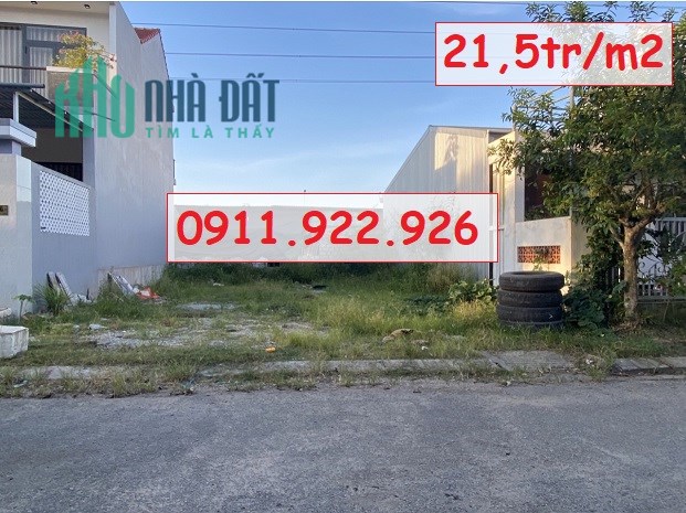 Chính chủ bán lô đất mặt tiền siêu đẹp 309 Trưng Nữ Vương, TX Hương Thuỷ, 21,5tr/m2; 0911922926