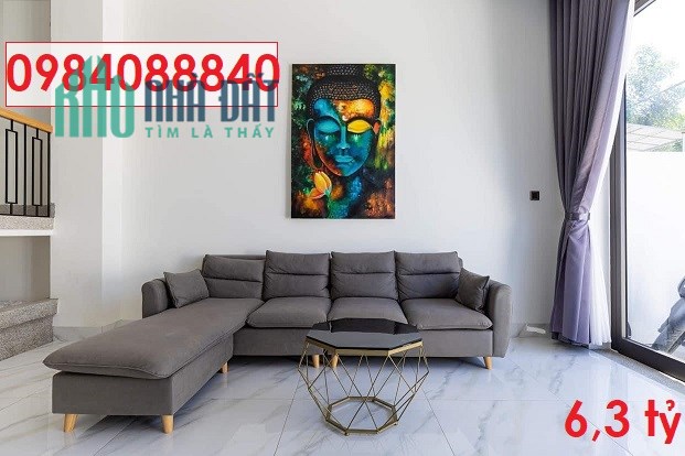 Bán nhà 3 tầng khu Nam Việt Á full nội thất, hướng Tây Nam; 6,3 tỷ; 0984088840