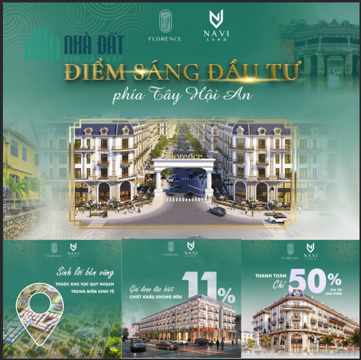 FLORENCE QUẢNG NAM - ĐIỂM SÁNG ĐẦU TƯ PHÍA TÂY HỘI AN