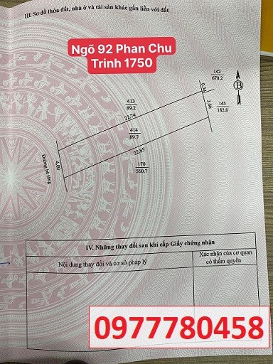 Chính chủ bán 3 lô đất đẹp tại P.Nhị Châu, TP.Hải Dương; từ 950tr; 0977780458