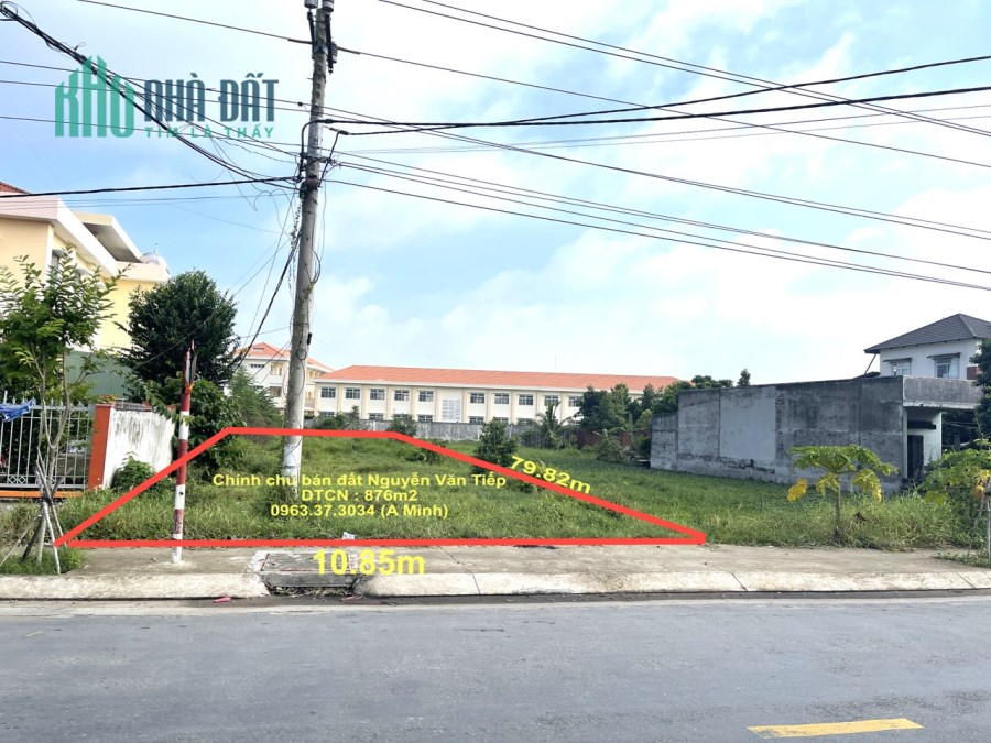 Chính chủ bán đất Mặt tiền Đường Nguyễn Văn Tiếp, TP Tân An, Long An