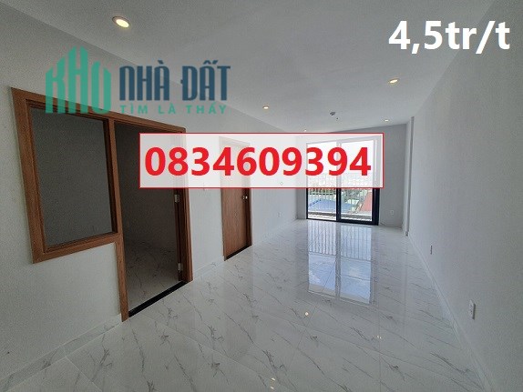 Căn hộ 2 phòng ngủ giá cực rẻ tại TP.Thuận An, Bình Dương chỉ 4,5tr/ tháng; 0834609394