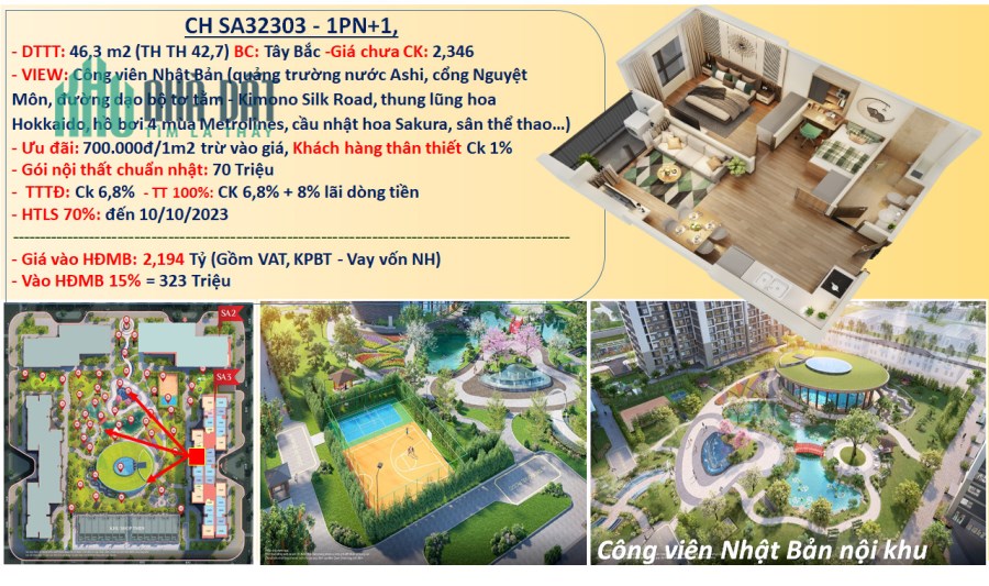 CĂN HỘ THÔNG MINH 1 PN +1- SỰ LỰA CHỌN HOÀN HẢO - LÃI VỐN TỐT - DÒNG TIỀN CAO - DỄ THANH KHOẢN