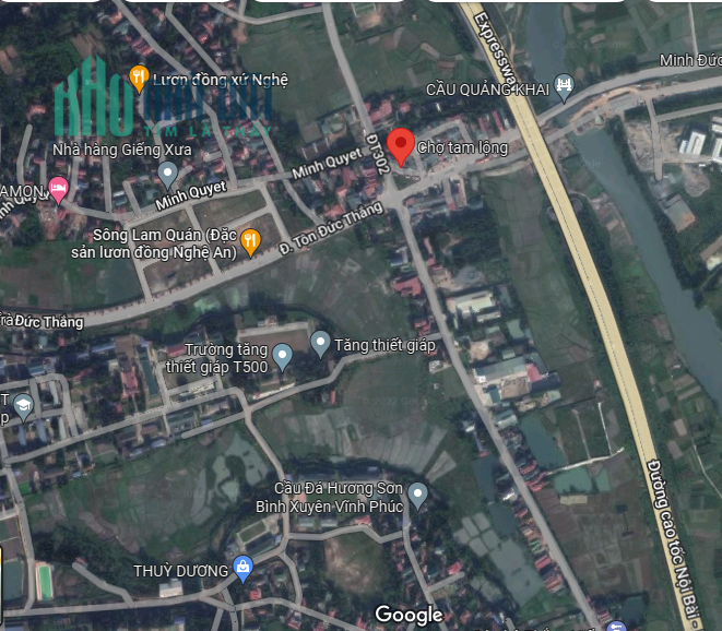 Bán đất kinh doanh mặt phố 302 , Hương Sơn, Bình Xuyên.100m2,  giá: 2,5 tỷ.Liên hệ: 0986.454.393