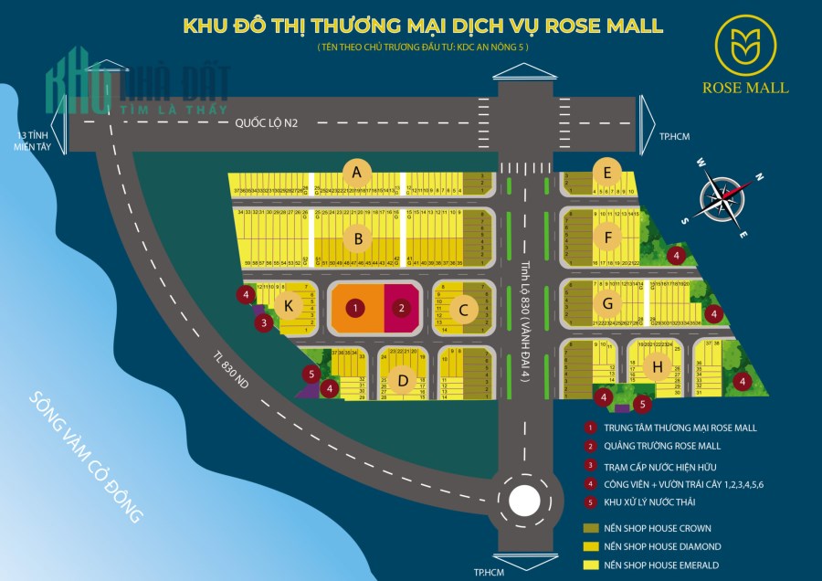 AN NÔNG 5 - DỰ ÁN 3 MẶT TIỀN TẠI TRUNG TÂM THỊ TRẤN ĐỨC HÒA