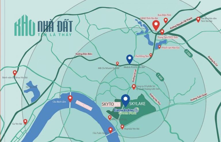 BẢNG GIÁ SỐC ƯU ĐÃI CỰC LỚN: DỰ ÁN EUROWINDOUW GREEN PARK YÊN BÁI.