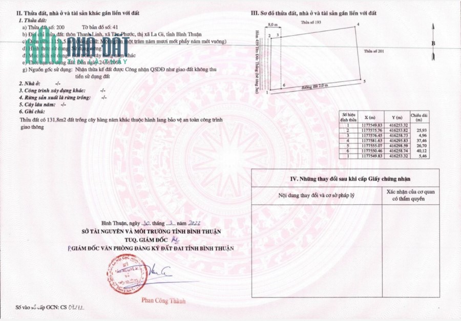 Siêu hót, lô đất nghỉ dưỡng biển ĐẸP long lanh hai mặt tiền tại Tân Phước Tx La Gi, giá vô cùng rẻ.