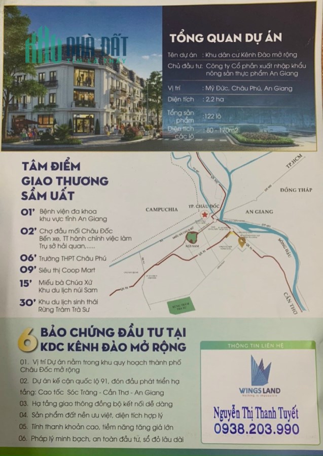 Bán đất nền KDC chợ Kênh đào mở rộng, vị trí đẹp, SHR, chỉ 10-13tr/m2. LH:0837801160.