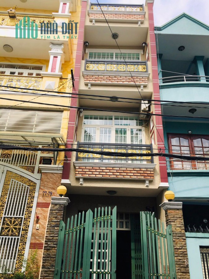 Nhà bán mặt tiền đường nội bộ 702 hồng bàng. ĐT: 3,4m& 15m, 2lầu kiên cố, dtsd 165m2