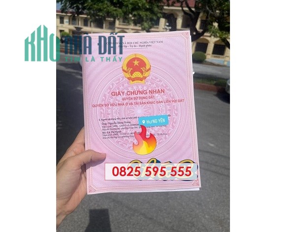 Chính chủ bán nhà vị trí đẹp khu giãn dân bệnh viện nhi Hưng Yên, 0825595555