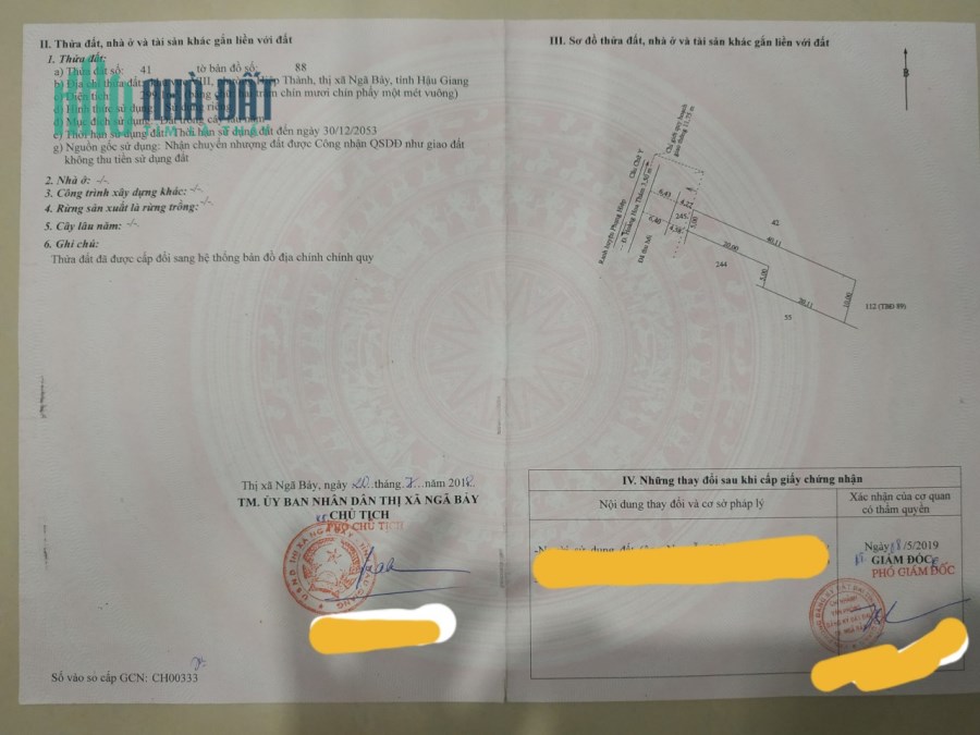 BÁN 400M2 ĐẤT KHU VỰC VII. P.HIỆP THÀNH, THỊ XÃ NGÃ 7, HẬU GIANG. GIÁ 1.4 TỶ. LH:0983706892