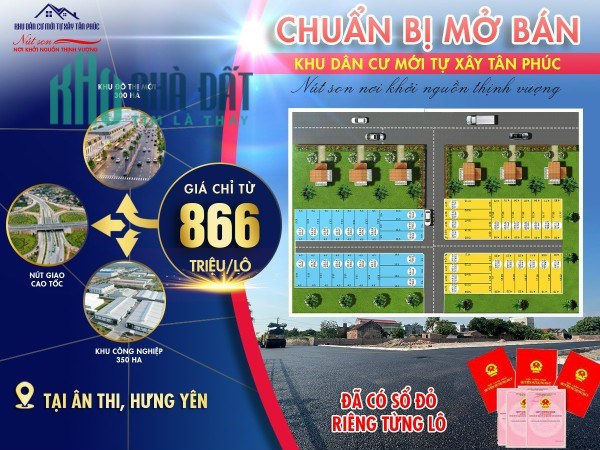 CƠ HỘI SỞ HỮU ĐẤT NỀN GIÁ RẺ, VEN CÁC QUY HOẠCH CÔNG NGHIỆP.