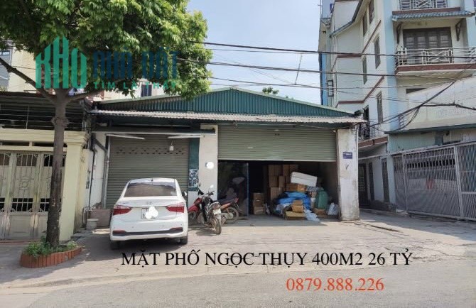 Mặt phố Ngọc Thụy gần 400m2, mặt tiền 15m, 2x tỷ kinh doanh, xây toà văn phòng