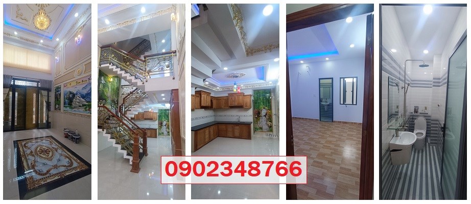 Bán siêu phẩm nhà mới xây 4x14m, 1 trệt, 1 lửng, 3 lầu, HL2, BTĐ A, Q.Bình Tân; 6,17 tỷ; 0902348766