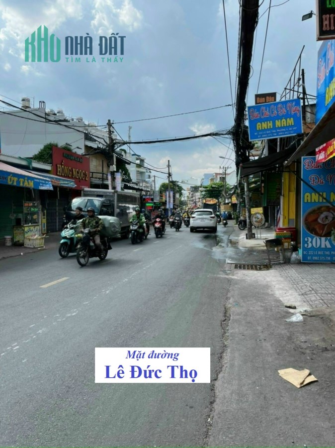 GÒ VẤP, MẶT TIỀN KINH DOANH LÊ ĐỨC THỌ, KV 5.15x28m 141m2, CHỈ 22 TỶ