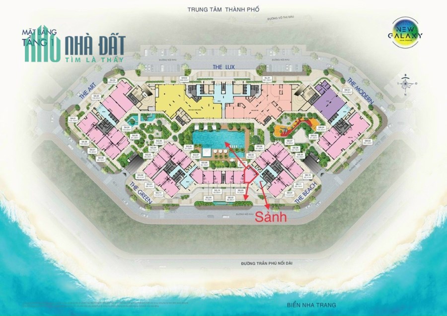 Chỉ còn duy nhất căn shop 2 mặt tiền đẹp nhất dự án New Galaxy Nha Trang. Hotline: 0833528383