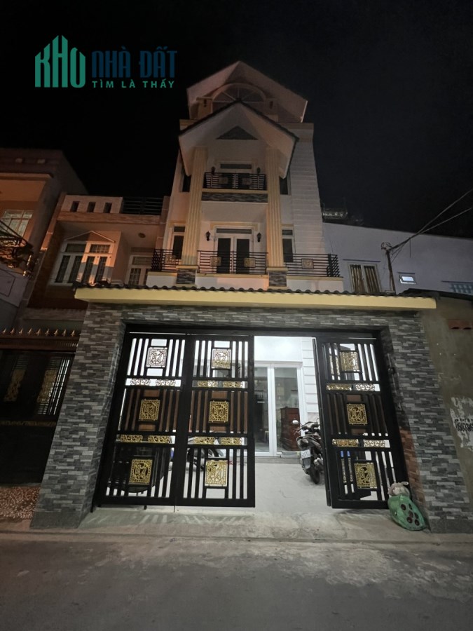 Ngang 6M Phổ Quang Tân Bình 4 tầng hẻm 6M chung cư The Botanica