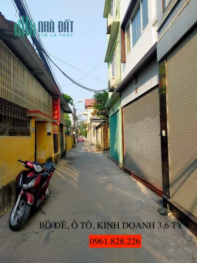 Chỉ có 3,6 tỷ nhà Bồ Đề ngõ thông ô tô kinh doanh 30m2, 4 tầng, lô góc